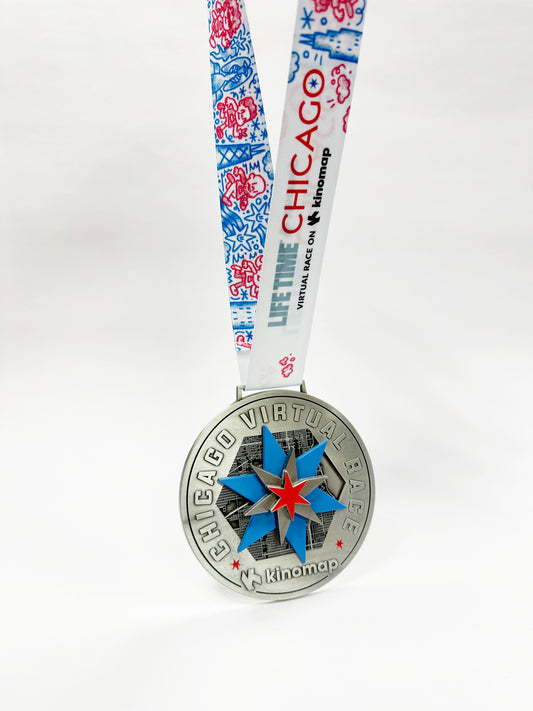 Life Time Chicago Virtual Race Official Medal
